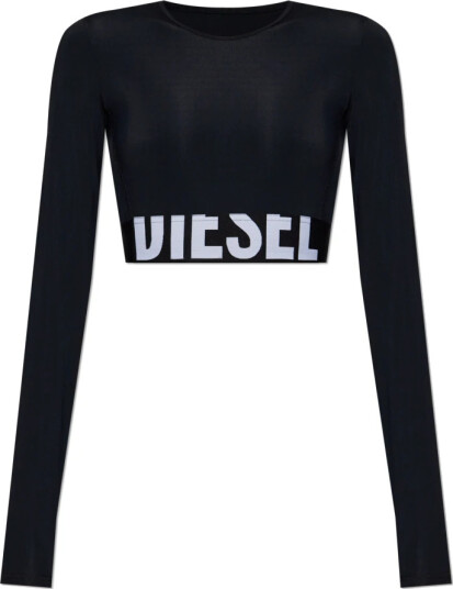Diesel Dame Topper Svart S,