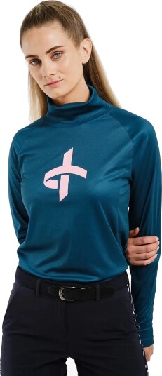 Cross Sportswear W Turtle Neck Ls Blue XS