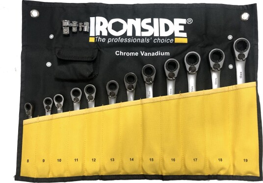 Ironside Sperrekombinasjonsnøkkelsett 71329239 8–19 mm