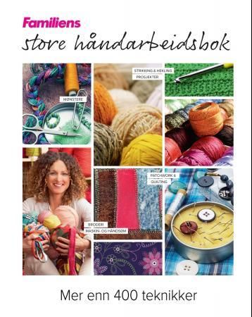 Familiens store håndarbeidsbok Pocket Pent brukt bok