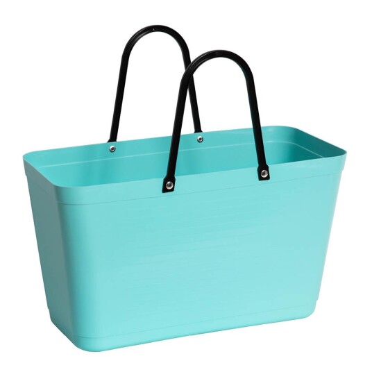 Hinza - Green Plastic veske stor 15L aqua Hinza - Green Plastic veske stor 15L aqua