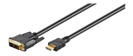 Pro HDMI-DVI-D 1,5m Kabel Svart