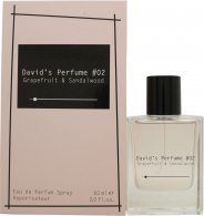David's Perfume #02 Grapefruit & Sandalwood Eau de Parfum 60ml Spray David's Perfume #02 Grapefruit & Sandalwood Eau de Parfum 60ml Spray
