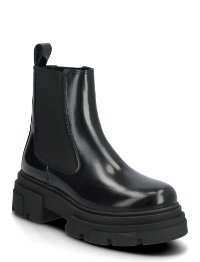 Tommy Hilfiger Th Shiny Leather Chelsea - Black - 41