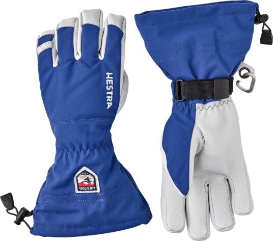 Hestra Army Leather Heli Ski Skihansker Royal blue 9