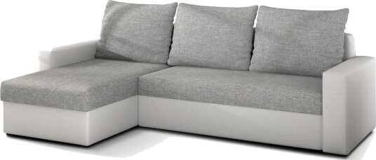 Seksjon Eltap Livio 237x150x72 cm Sawana 21 Myk 17 Grå Hvit