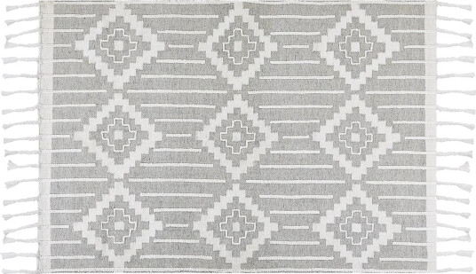Tabiat Ryeteppe 160x230 cm - Svart/hvit
