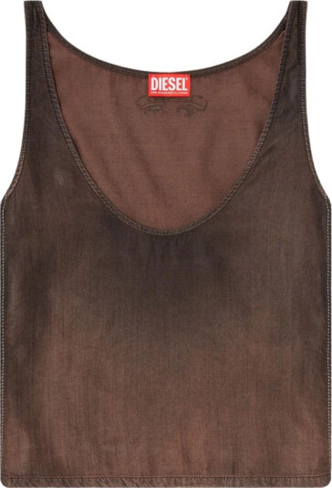 Diesel Dame Topper Brun S,