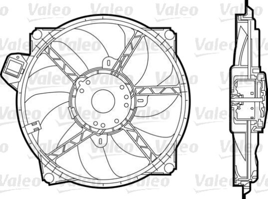 VALEO 696376 Kjølevifte VALEO 696376 Kjølevifte