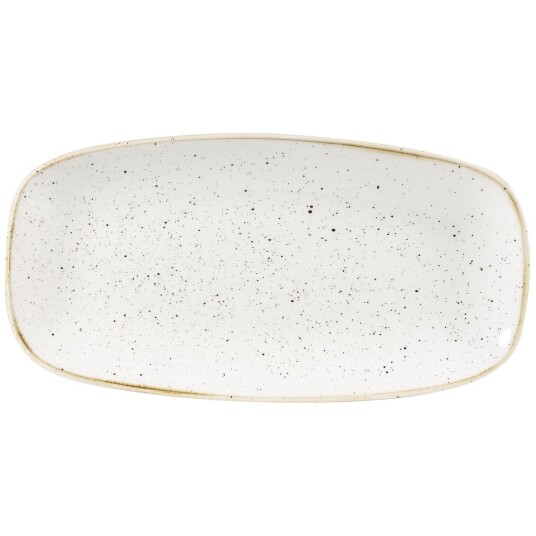 Churchill Chefs Oblong fat Stonecast Barley White 29.8x15.3 cm Hvit/Brun Rektangulær 12 Stykk / Forpakning Churchill Chefs Oblong fat Stonecast Barley White 29.8x15.3 cm Hvit/Brun Rektangulær 12 Stykk / Forpakning