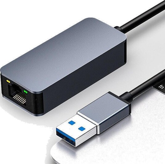 Nördic USB-LAN25 USB-A til 2,5Gbps Nettverksadapter 15 cm Aluminium