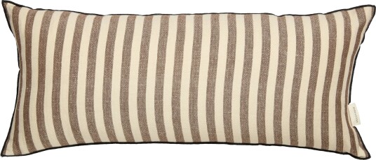 Outline Stripe Pute 30x70 cm Mørkebrun