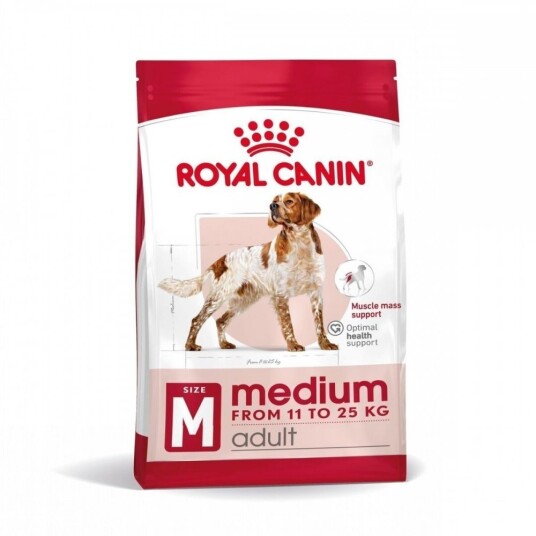 Royal Canin Medium Adult Tørrfôr til Hund 4 kg - Fullfôr med Vogt og Storfekjøtt