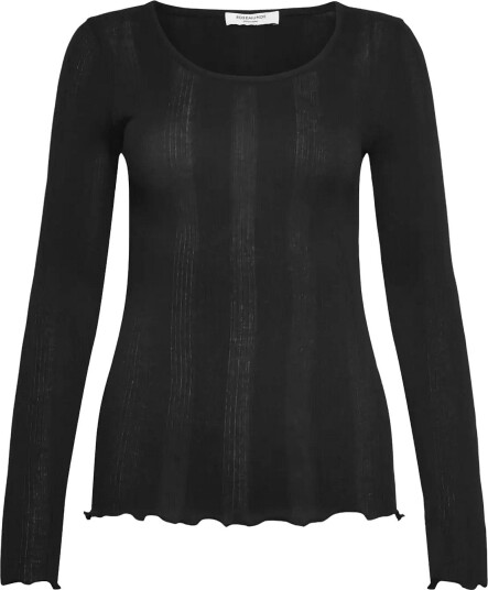 Rosemunde Rwbay Ls U Neck BLACK XS