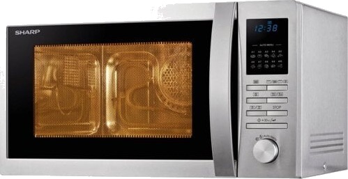 Sharp R-822stw   Mikroovner Rustfritt Stål