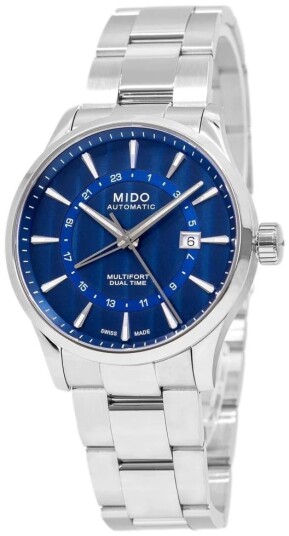 Mido Herreklokke M038.429.11.041.00 Multifort Blå/Stål Ø42 mm Mido Herreklokke M038.429.11.041.00 Multifort Blå/Stål Ø42 mm