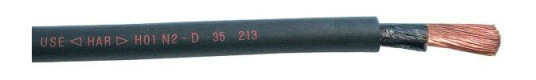 Nexans 20011090100 Sveisekabel SO(H01N2-D) 300 V 1 x 25 mm²
