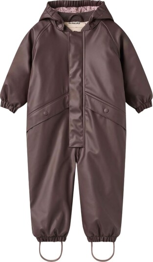 Wheat Regndress m. Termos PU Aiko Chocolate Plum Wheat 74 Regndress Brun Lilla