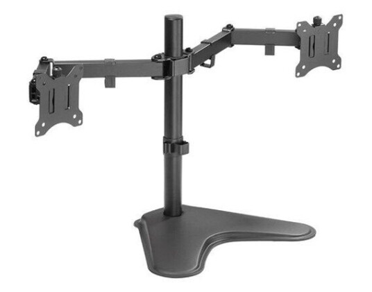 LogiLink Dual monitor stand 17-32" steel arm length: each 390 mm LogiLink Dual monitor stand 17-32" steel arm length: each 390 mm