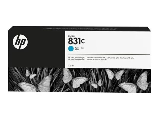 HP 831C 775 ml cyan Latex-blekkpatron