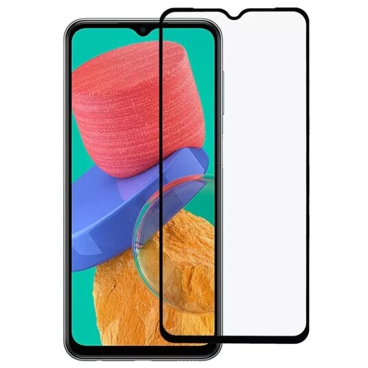 INCOVER Samsung Galaxy M33 Arc Edge Herdet Glas Skjermbeskytter - Case Friendly - Svart Kant