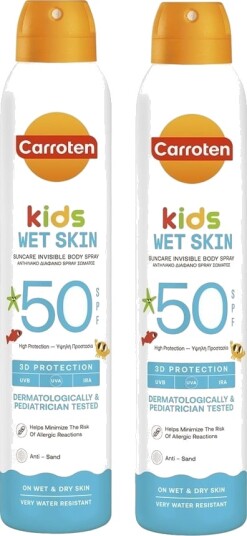 Carroten - 2 x Dry Mist Kids Wet/Dry SPF 50 200 ml Carroten - 2 x Dry Mist Kids Wet/Dry SPF 50 200 ml