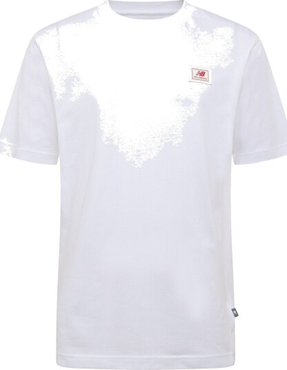 New Balance Woven Label T Shirt White S