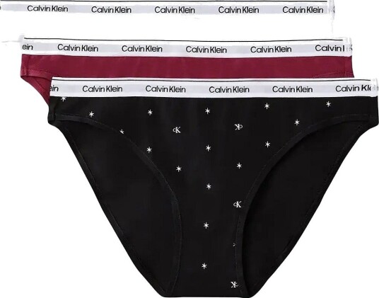 Calvin Klein Bikini 3Pk   ESTABLISHED RED CLASSIC WHITE SEEIN   S