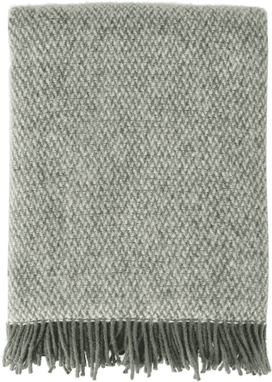 Scandi Living Sandstone ullpledd 130x180 cm Khaki grønn