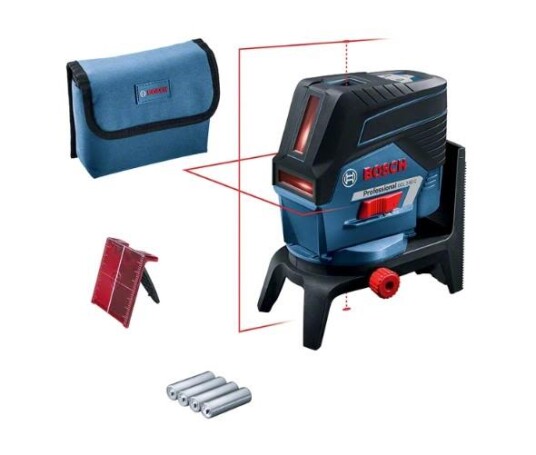 Bosch Kombilaser Gcl 2-50 C Professional Med 4 X Batterier (Aa), Adapter