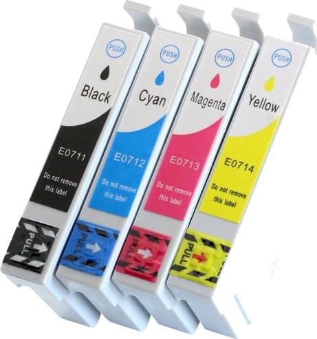 T071 Blekkpatron MultiPack Bk/C/M/Y for Epson