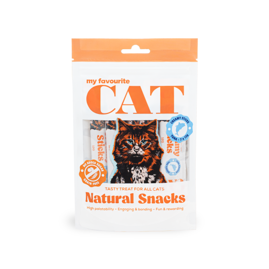 Tunfisk Kattesnacks Creamy Sticks 7x12g - My Favourite Cat