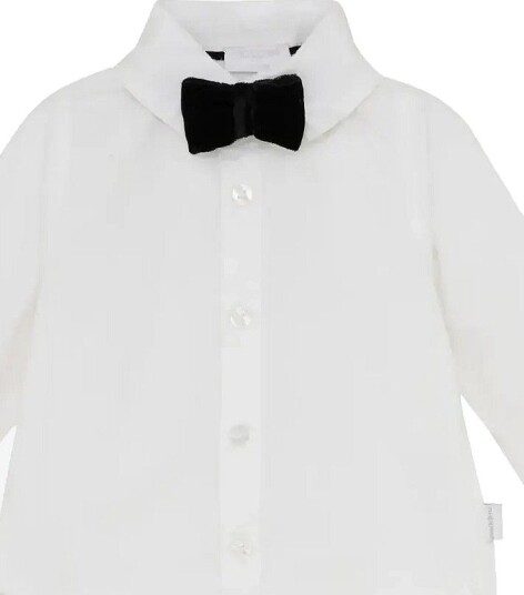 Noppies Boys Shirt Sublet Long Sleeve - C001 WHITE - 56