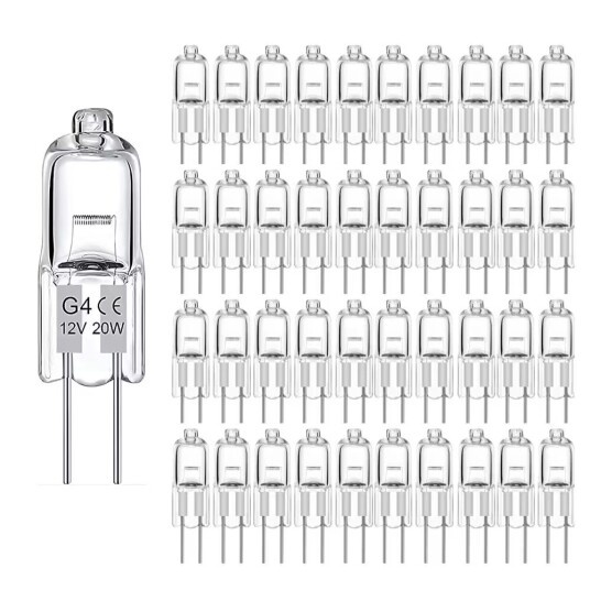 Otego 10-pack G4 halogenlampor 20W 12V Varmvita