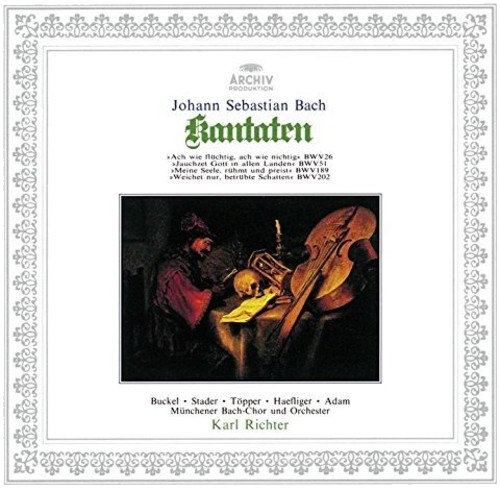 Bach. Karl Richter Bach: Cantatas Bwv 26/51/189 CD
