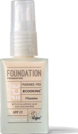 Ecooking Foundation 04 - 30 ml - Silkemyk Beige Makeup med Hyaluronsyre