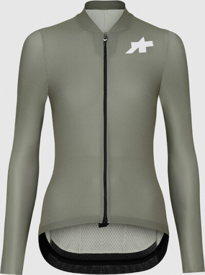Assos UMA GT EVO langermet sykkeltrøye S11 edge green dame