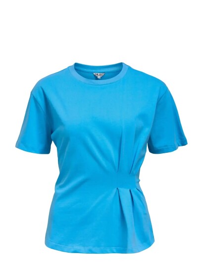 Object Objgima S/S Fitted Tee E Ss Fair 26 Blue L