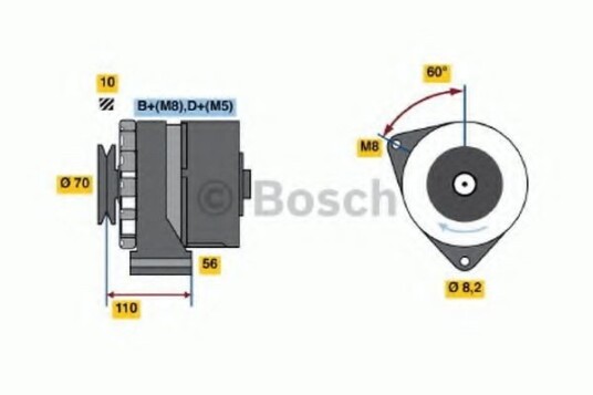 Dynamo BOSCH 0 986 034 150 Dynamo BOSCH 0 986 034 150