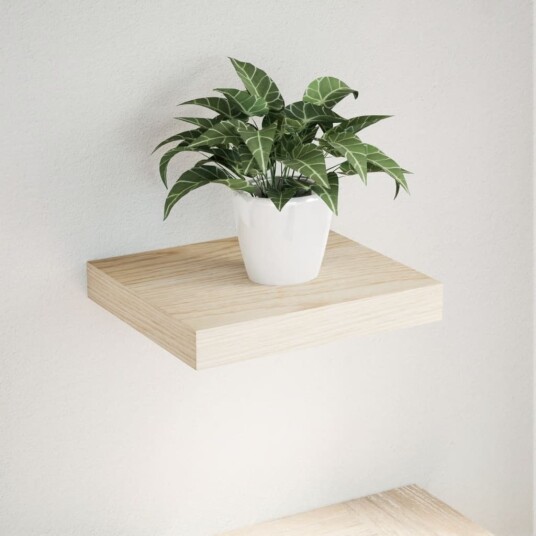  Flytende hylle 23x23,5x4 cm konstruert tre 8721158392909