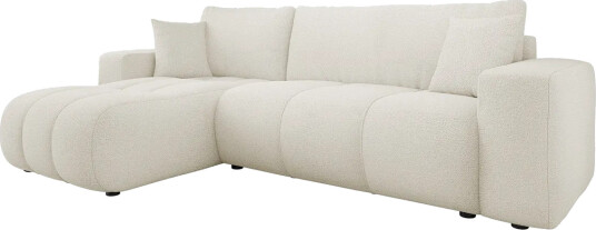 Flo Sovesofa med Sjeselong 3 seter Hvit Flo Sovesofa med Sjeselong 3 seter Hvit