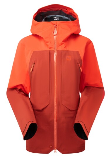 Rab Khroma Converge Jacket Wmns Red Grapefruit/tuscan Red Size 08 Rab Khroma Converge Jacket Wmns Red Grapefruit/tuscan Red Size 08