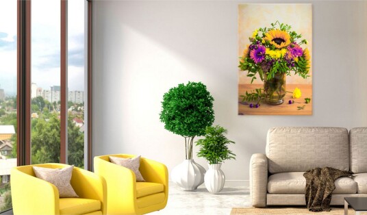 Tavle Flowery Charm 80X120 Artgeist sp. z o. o.