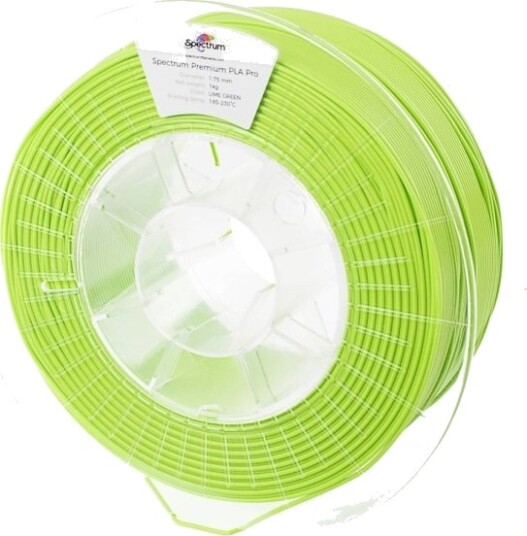 Spectrum PLA Pro Filament 1.75 mm 1000 g Limegrønn 80104 Spectrum PLA Pro Filament 1.75 mm 1000 g Limegrønn 80104