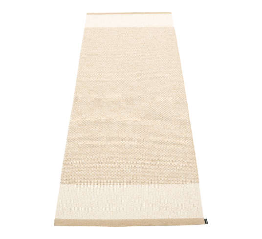 Pappelina Edit matte beige vanilje metallic 70x200 cm