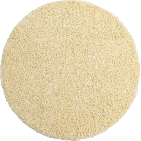 Rundt teppe Combarro Solid Cotton Shaggy lysegul Størrelse: Ø 200 cm Rundt teppe Combarro Solid Cotton Shaggy lysegul Størrelse: Ø 200 cm