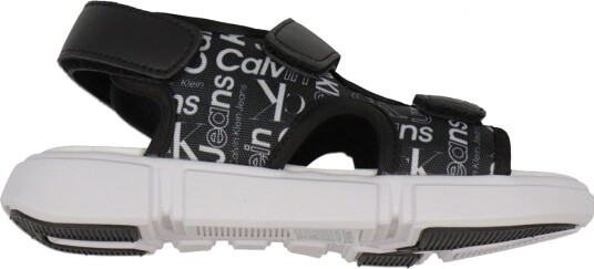 Calvin Klein Sandaler Svart m. Over alt Logo Calvin Klein 30 Sandals Hvit