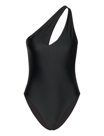 Gina Tricot Cutout Swimsuit   Black   XS