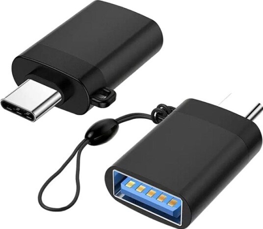Usb-Adapter Usb Atl Ak56 Usb-A Til Usb-C Ak56 Svart