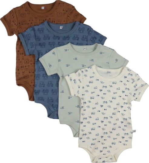 Pippi Body Ss Ao-Printed (4-Pack) - Multi/patterned - 80